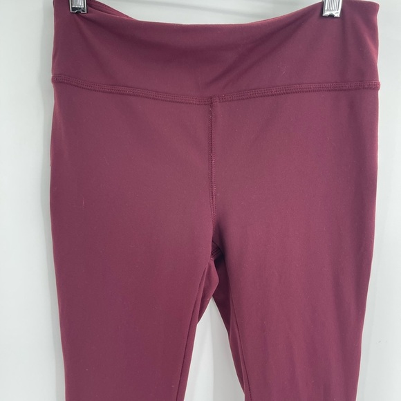 Free people movement active wear workout kali crop leggings wine red size small - Picture 4 of 13